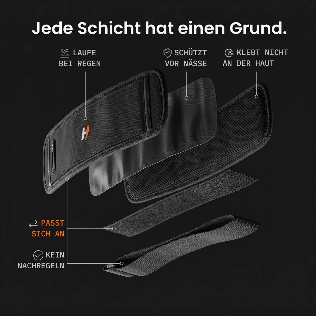 AeroBelt – Laufgürtel für Handy, Flask & Schlüssel
