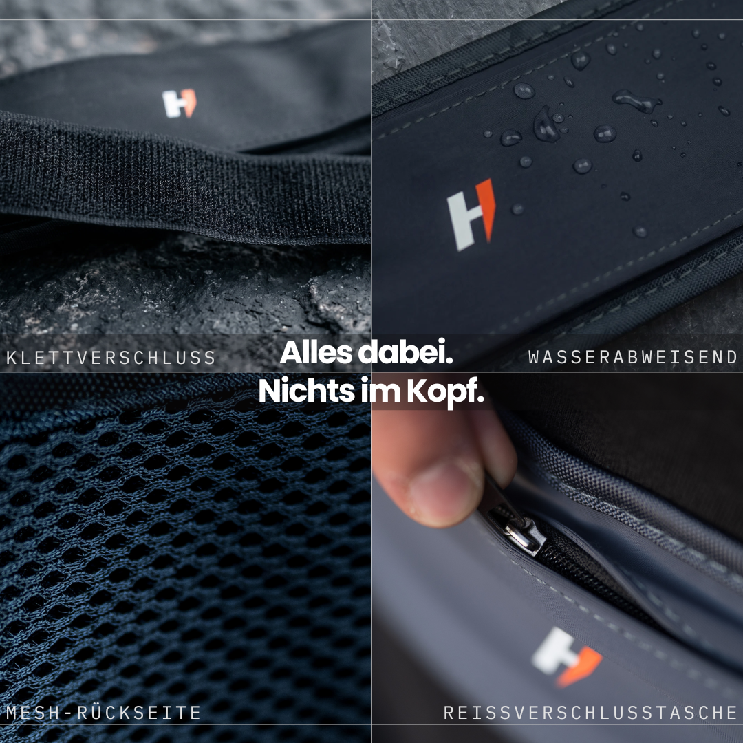 AeroBelt – Laufgürtel für Handy, Flask & Schlüssel