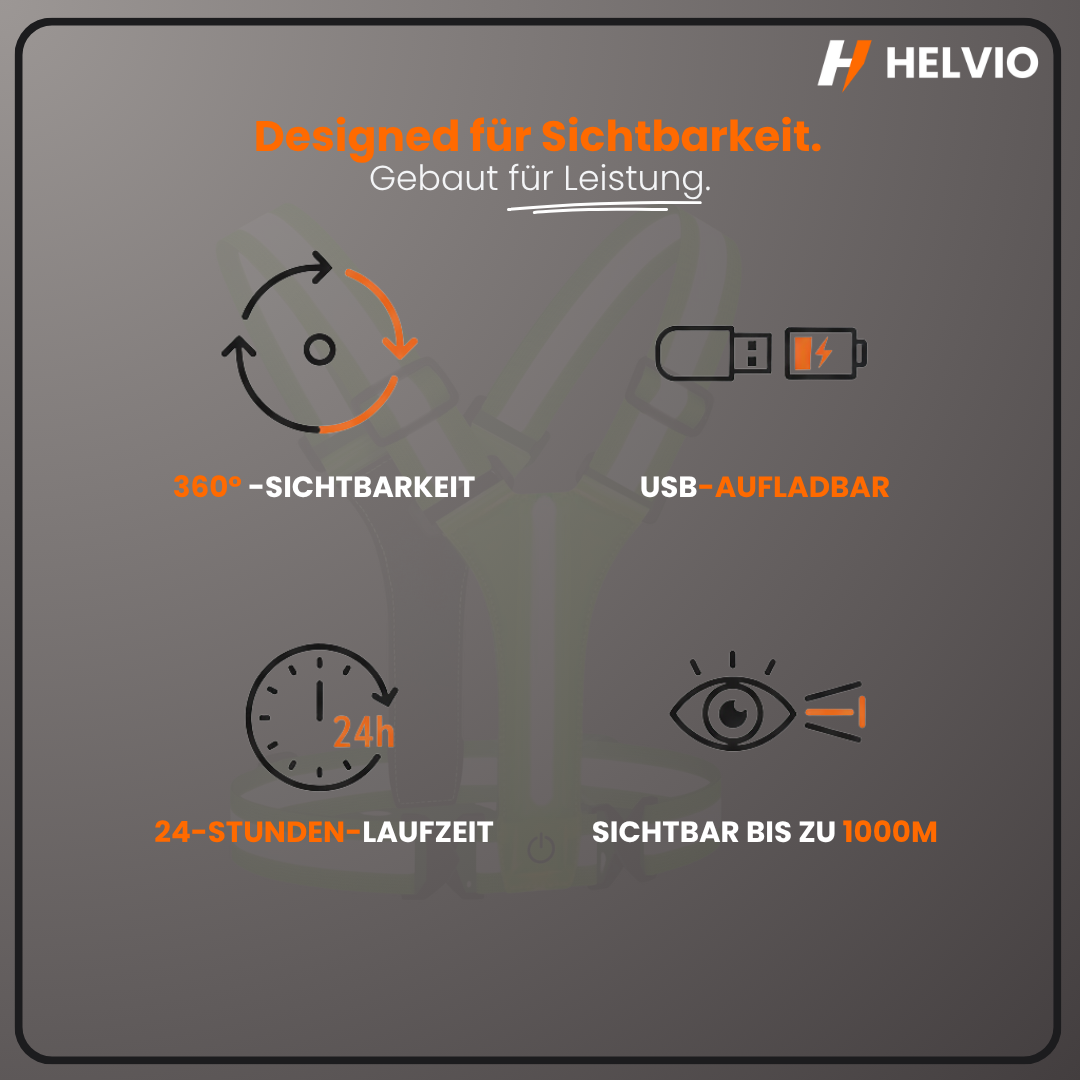 LumoVest – LED-Nachtlaufweste