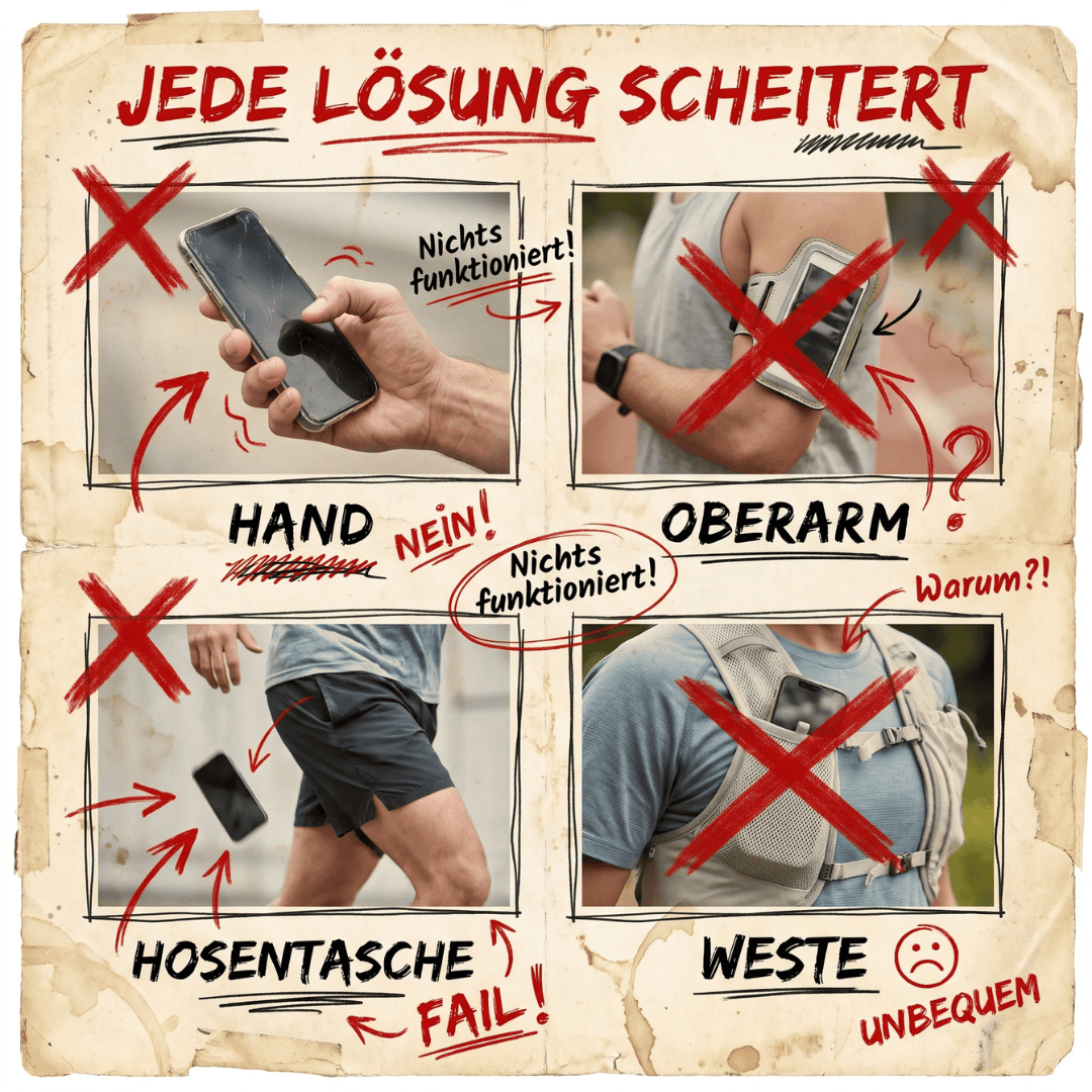 Vier Positionen nach biomechanischer Güte gereiht