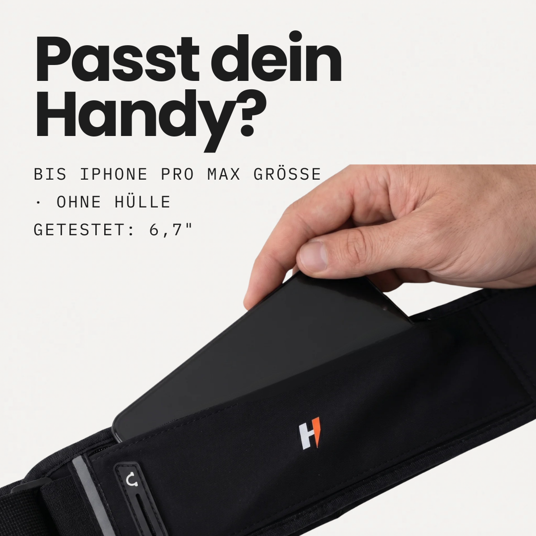 AeroBelt – Laufgürtel für Handy, Flask & Schlüssel