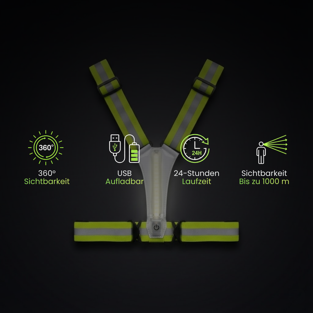 LumoVest – LED-Nachtlaufweste