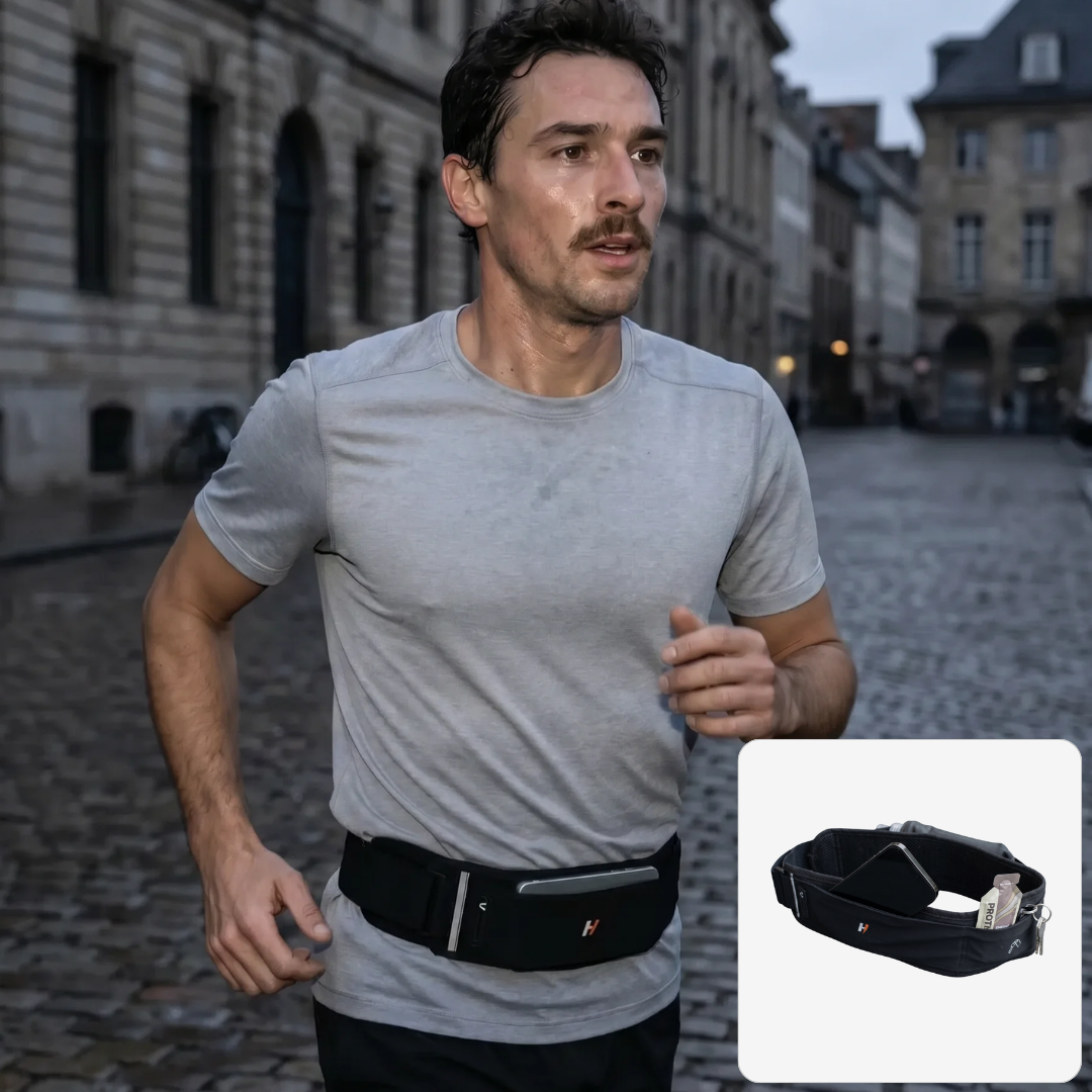 AeroBelt – Laufgürtel für Handy, Flask & Schlüssel