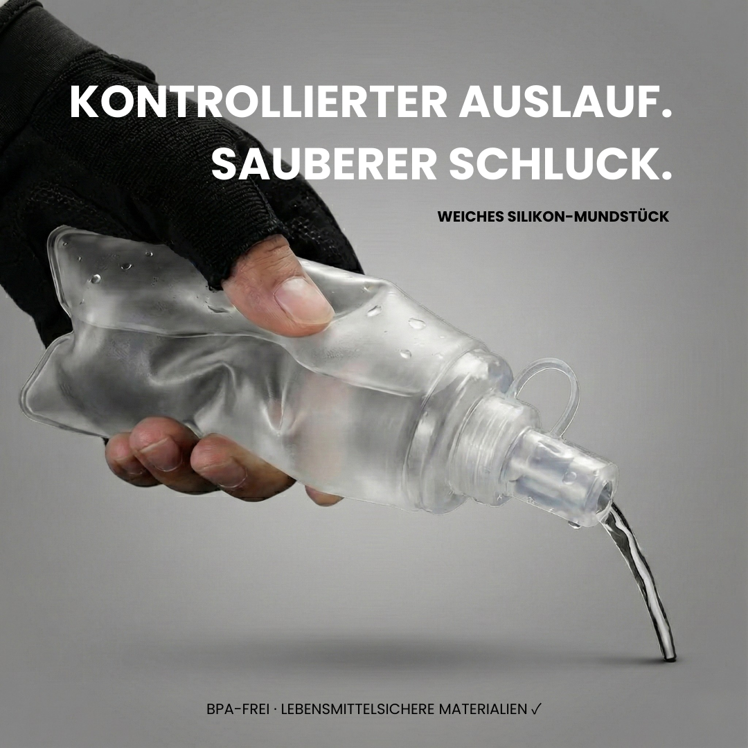 AeroFlask – Zusammenklappbare Trinkflasche