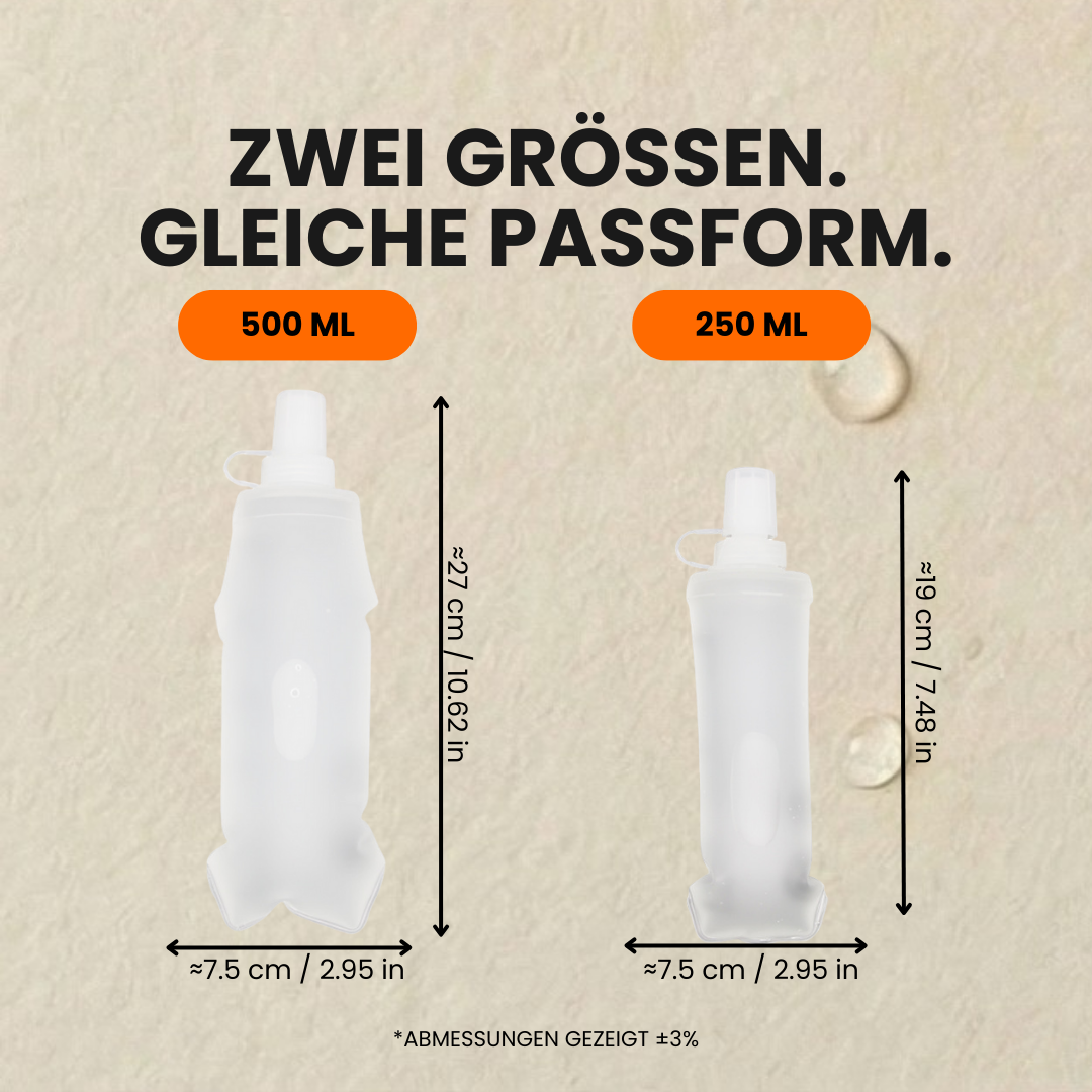 AeroFlask – Zusammenklappbare Trinkflasche