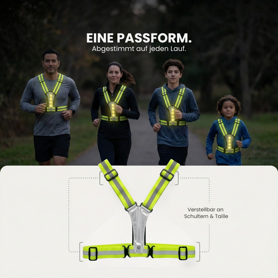 LumoVest – LED-Nachtlaufweste