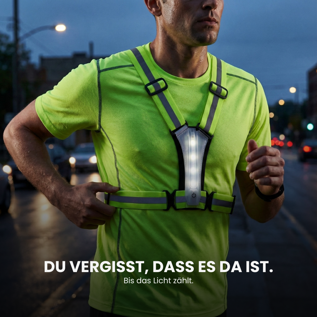 LumoVest – LED-Nachtlaufweste
