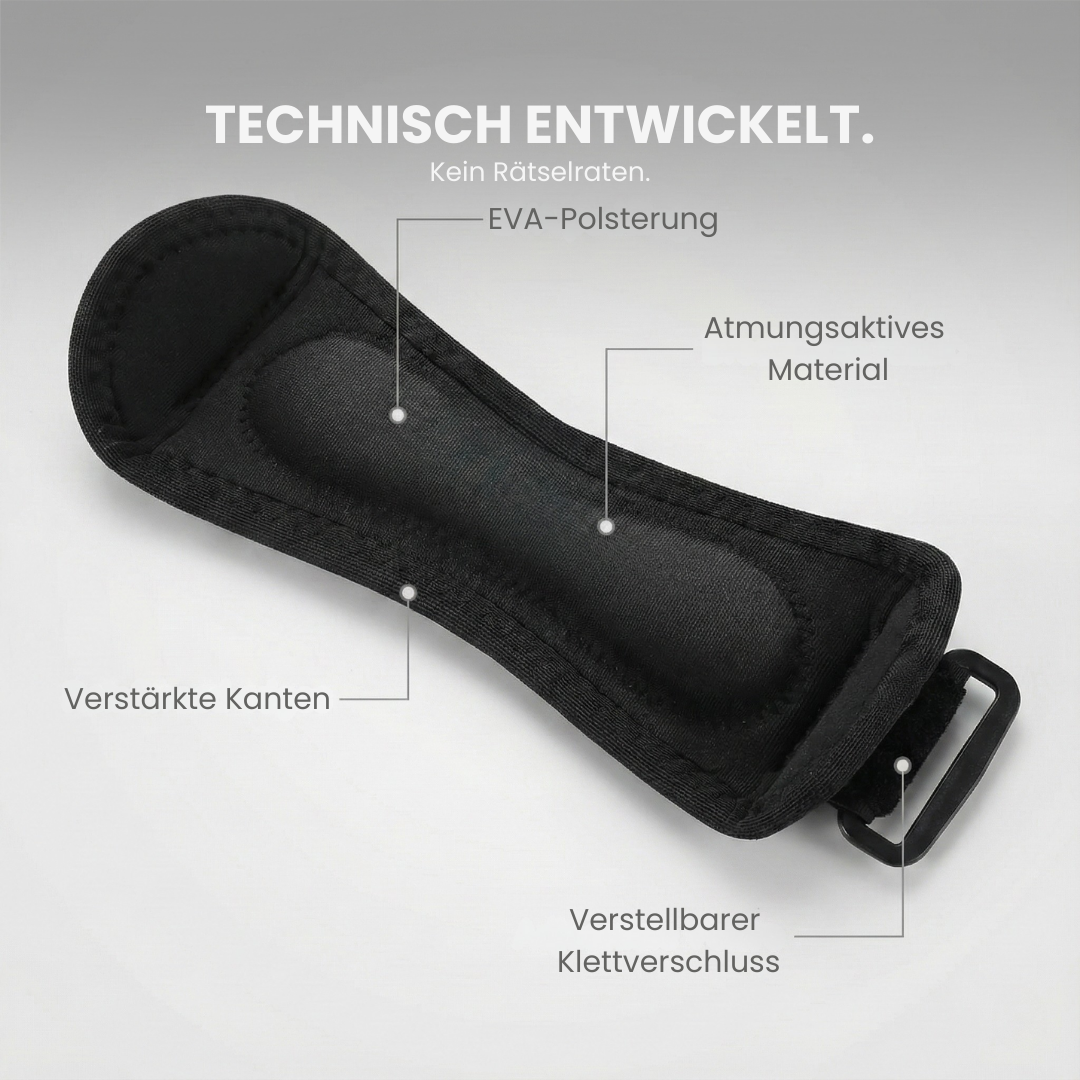 Patella-Kniebandage atmungsaktives Material – Nahaufnahme Material | Helvio