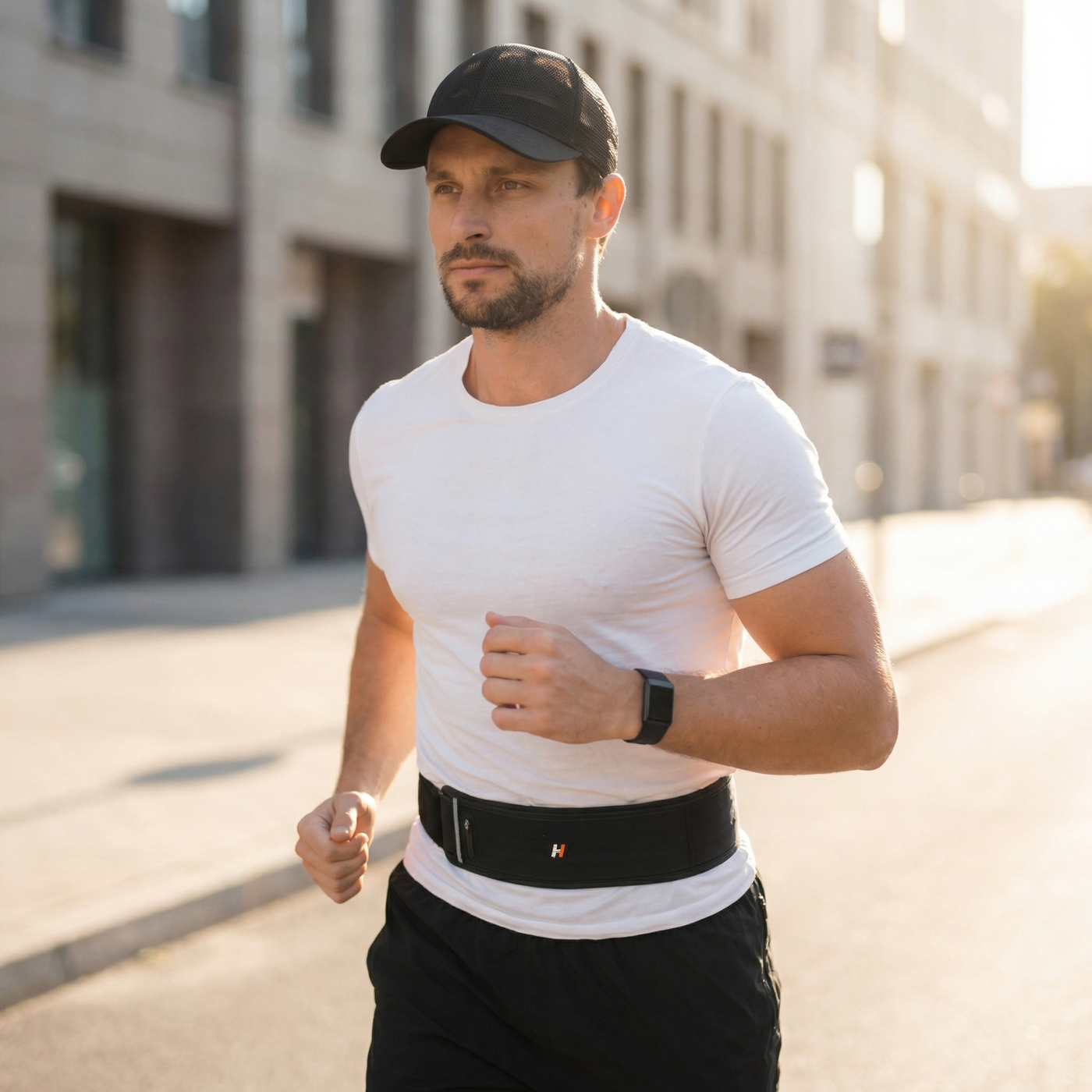 Laufcap verstellbares Verschlusssystem – Nahaufnahme Material | Helvio